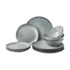 Broste Copenhagen Handgemachtes Geschirr-Set Nordic Sea, 4 Personen (12-tlg.) 23