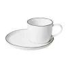 Broste Copenhagen Handgemachte Tasse Mit Untertasse Salt Aus Porzellan 14