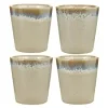 HKliving Handgemachte XS Becher 70’s, 4er-Set 25