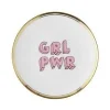 Bitossi Home Porzellan-Frühstücksteller Grl Pwr Mit Aufschrift 13