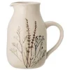 Bloomingville Handgemachter Krug Bea Mit Gräser-Motiv,1.5 L 10