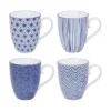 Tokyo Design Studio Handgemachte Porzellan-Tassen Nippon, 4-er Set 16