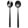ByOn Schwarzes Salatbesteck Topina Mit Mattem Finish, 2er-Set 14