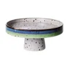 HKliving Handgemachte Tortenplatte 70’s 34