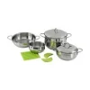 Inoxriv Koch-Set Bio Aus Edelstahl, 9-tlg. 29
