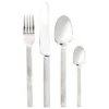 Jotex Silbernes Besteck-Set Lexi Mit Rillenstruktur Am Griff, 6 Personen (24-tlg.) 13