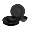 Villeroy & Boch Porzellan Geschirr-Set Rock, 2 Personen (6-tlg.) 17